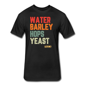 Water/Barley/Hops/Yeast - black