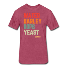 Load image into Gallery viewer, Water/Barley/Hops/Yeast - heather burgundy