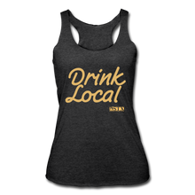 Load image into Gallery viewer, Drink Local Racerback Tank - heather black
