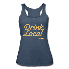 Load image into Gallery viewer, Drink Local Racerback Tank - heather navy