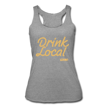 Load image into Gallery viewer, Drink Local Racerback Tank - heather gray