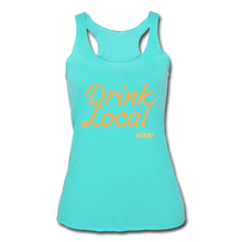 Load image into Gallery viewer, Drink Local Racerback Tank - turquoise