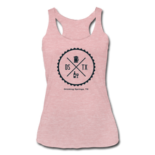 Load image into Gallery viewer, DSTX Women’s Tri-Blend Racerback Tank - heather dusty rose