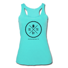 Load image into Gallery viewer, DSTX Women’s Tri-Blend Racerback Tank - turquoise