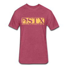 Load image into Gallery viewer, Fitted Cotton DSTX Logo Tee - heather burgundy
