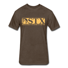 Load image into Gallery viewer, Fitted Cotton DSTX Logo Tee - heather espresso