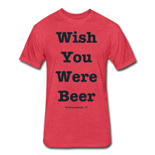 Load image into Gallery viewer, Wish you were beer - heather red