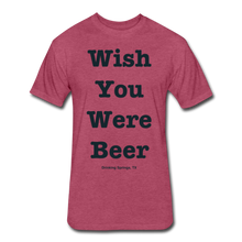 Load image into Gallery viewer, Wish you were beer - heather burgundy