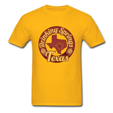 Load image into Gallery viewer, Drinking Springs Logo Tee - gold