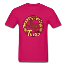 Load image into Gallery viewer, Drinking Springs Logo Tee - fuchsia
