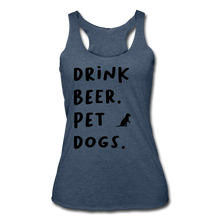 Load image into Gallery viewer, Drink Beer Pet Dogs - heather navy