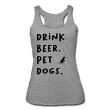 Load image into Gallery viewer, Drink Beer Pet Dogs - heather grey