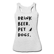 Load image into Gallery viewer, Drink Beer Pet Dogs - heather white