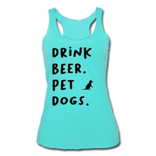 Load image into Gallery viewer, Drink Beer Pet Dogs - turquoise