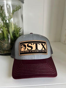 DSTX Leather Patch Trucker