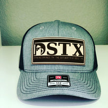 Load image into Gallery viewer, DSTX Leather Patch SnapBack Trucker Hat
