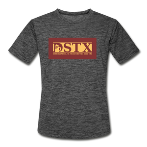 Men’s Moisture Wicking Performance T-Shirt - dark heather gray