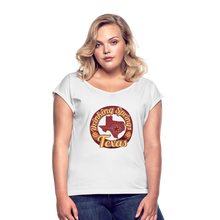 Load image into Gallery viewer, Women&#39;s Roll Cuff T-Shirt - white
