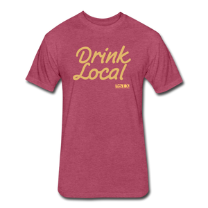 Drink Local DSTX - heather burgundy