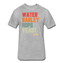 Load image into Gallery viewer, Water/Barley/Hops/Yeast - heather gray
