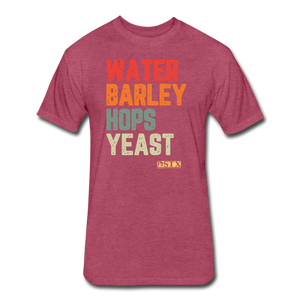 Water/Barley/Hops/Yeast - heather burgundy