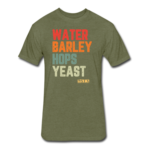 Water/Barley/Hops/Yeast - heather military green