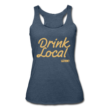 Load image into Gallery viewer, Drink Local Racerback Tank - heather navy
