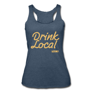 Drink Local Racerback Tank - heather navy