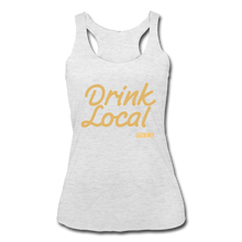Load image into Gallery viewer, Drink Local Racerback Tank - heather white
