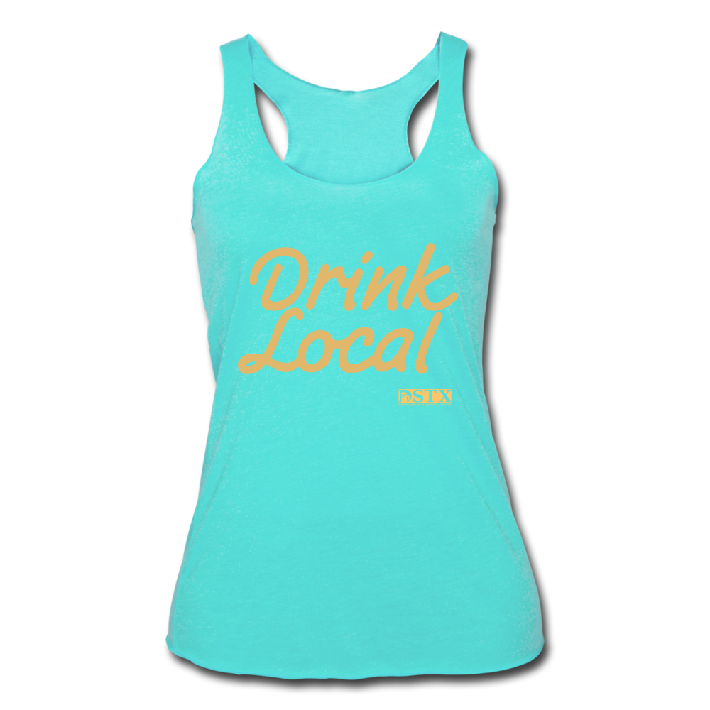 Drink Local Racerback Tank - turquoise