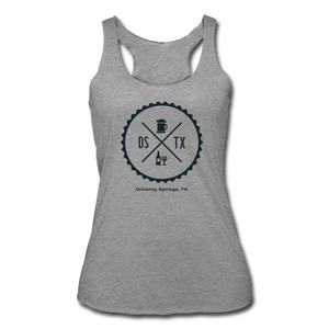 DSTX Women’s Tri-Blend Racerback Tank - heather gray
