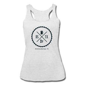 DSTX Women’s Tri-Blend Racerback Tank - heather white