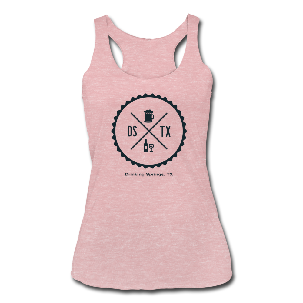 DSTX Women’s Tri-Blend Racerback Tank - heather dusty rose