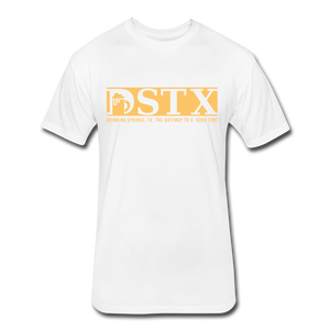 Fitted Cotton DSTX Logo Tee - white