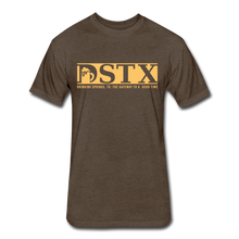Load image into Gallery viewer, Fitted Cotton DSTX Logo Tee - heather espresso
