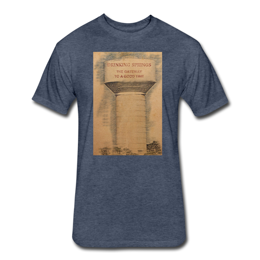 Wear the Water Tower Tee - heather navy