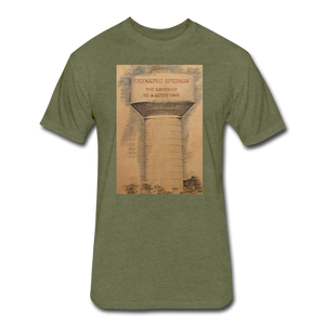 Wear the Water Tower Tee - heather military green