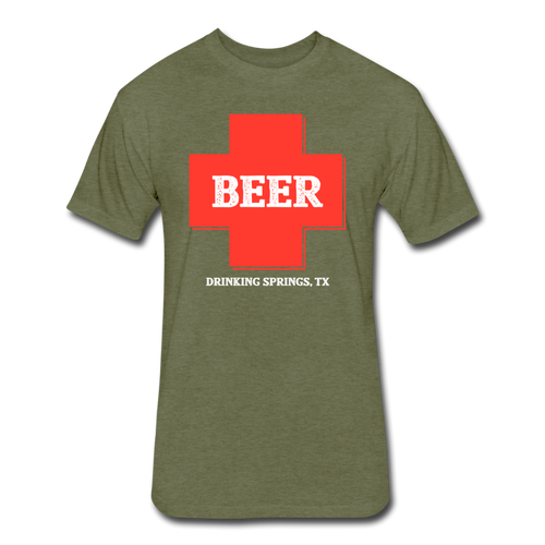 Send Beer - heather military green