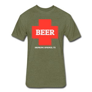 Send Beer - heather military green