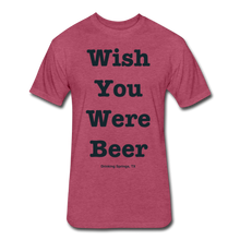 Load image into Gallery viewer, Wish you were beer - heather burgundy
