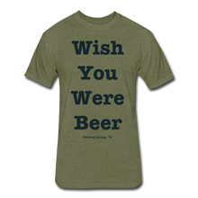 Load image into Gallery viewer, Wish you were beer - heather military green
