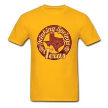 Load image into Gallery viewer, Drinking Springs Logo Tee - gold
