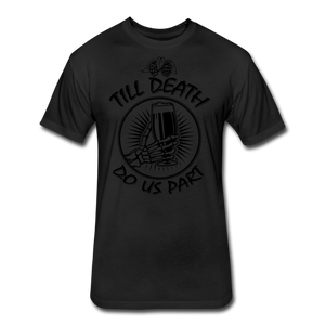 Fitted Cotton/Poly T-Shirt by Next Level - black