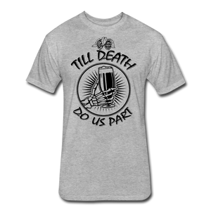 Fitted Cotton/Poly T-Shirt by Next Level - heather gray