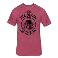 Load image into Gallery viewer, Fitted Cotton/Poly T-Shirt by Next Level - heather burgundy

