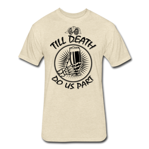Fitted Cotton/Poly T-Shirt by Next Level - heather cream