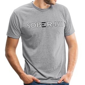 Sober-ish Unisex Tri-Blend T-Shirt - heather gray