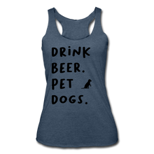 Load image into Gallery viewer, Drink Beer Pet Dogs - heather navy
