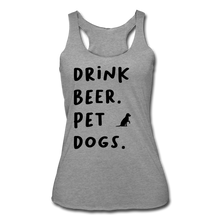 Load image into Gallery viewer, Drink Beer Pet Dogs - heather grey
