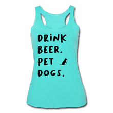 Load image into Gallery viewer, Drink Beer Pet Dogs - turquoise
